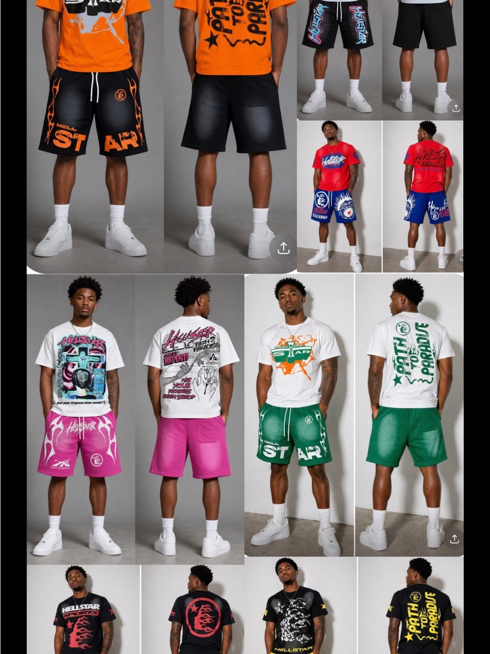 Hellstar Shirt & Short Set